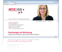 Webdesign: Antje Hein Consulting